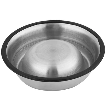 

TINGHAO Silver Stainless Steel Pet Bowls For Dog Cats Food Water Feeder Pets Supplies Feeding Dishes Dogs Bowl 18cm 26cm
