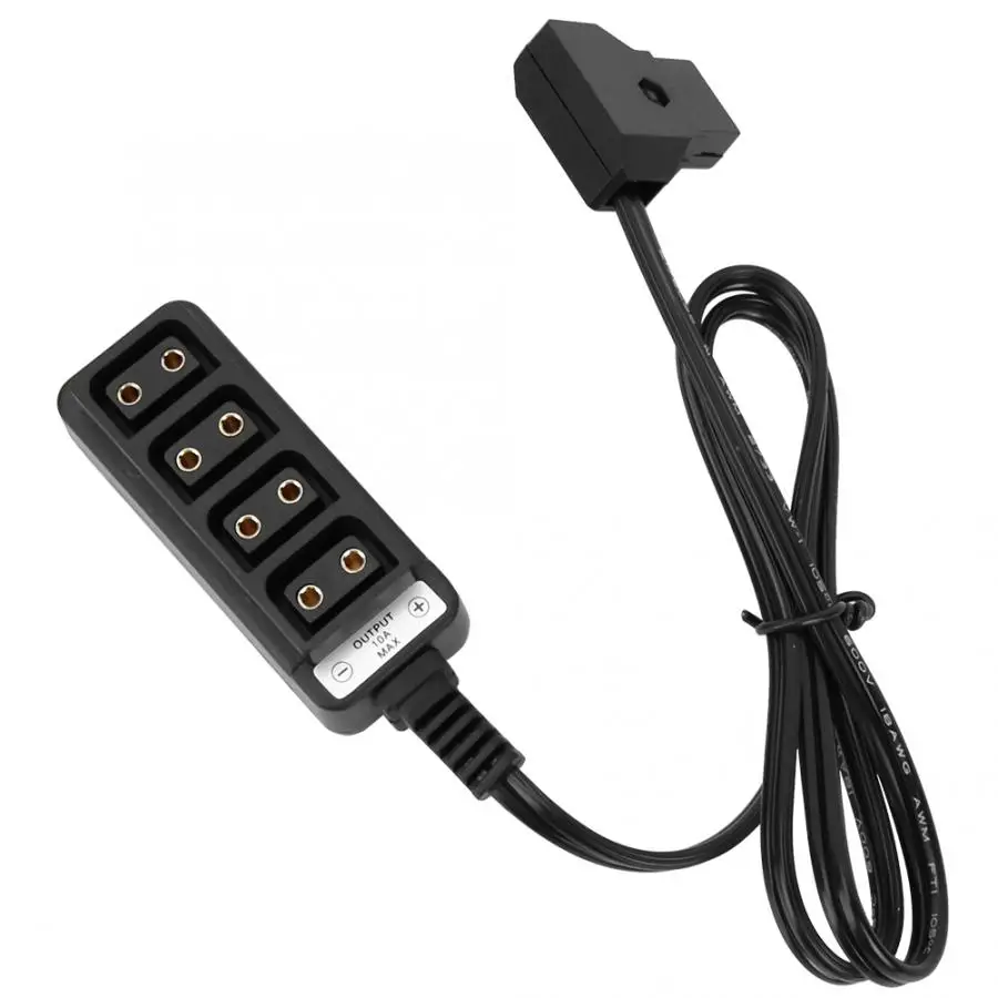 Camera 1 to 4 D-Tap Splitter photo studio Photography Power Supply Cable Male Plug Female Socket Board fotografia | Электроника