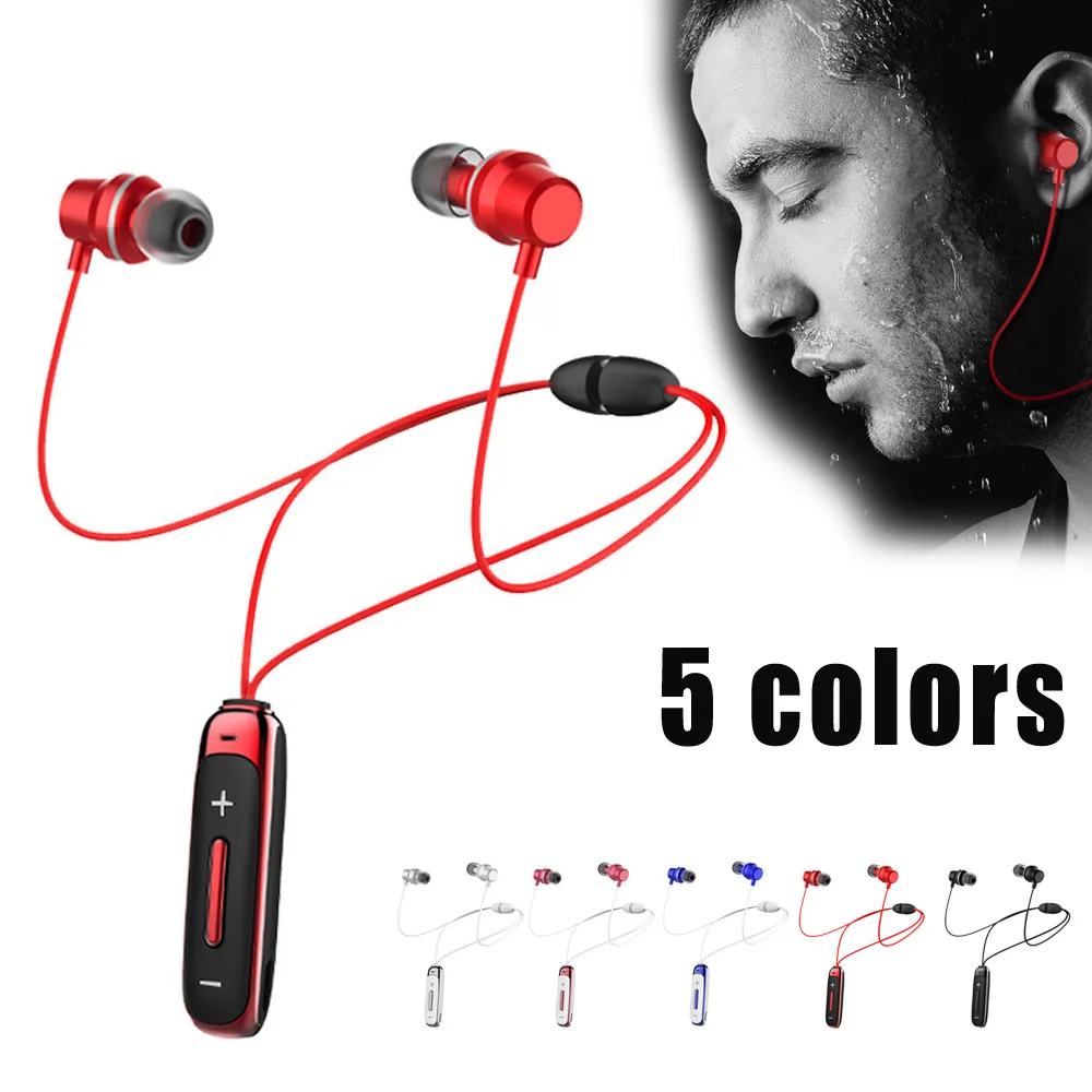 BT315 Bluetooth наушники магнитные спортивные бас беспроводная гарнитура с шейным