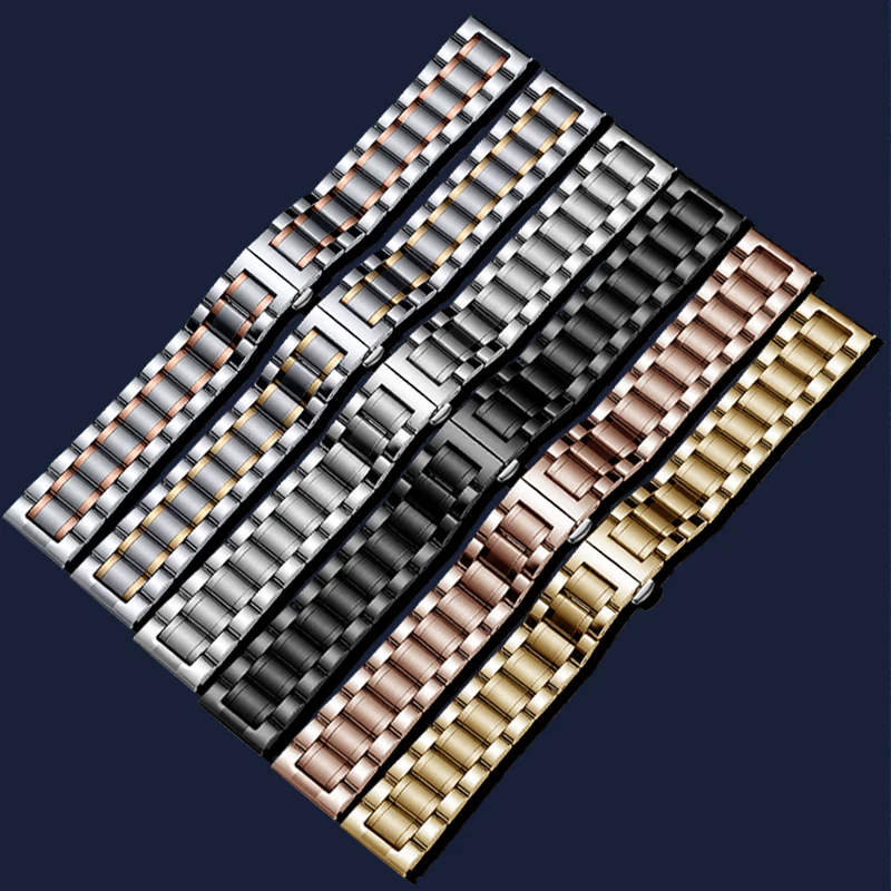 Сменный металлический ремешок для часов PEIYI из нержавеющей стали 12 14 15 16 17 18 19 20 21 22
