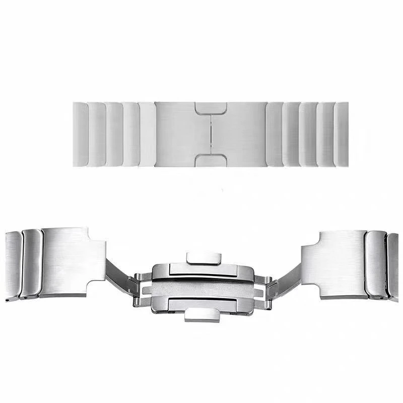 Ремешок из нержавеющей стали для Apple Watch браслет со звеньями 38 40 мм 42 44 мм ремешки для часов металлический ремешок для iwatch серии 5 4 3 2 1