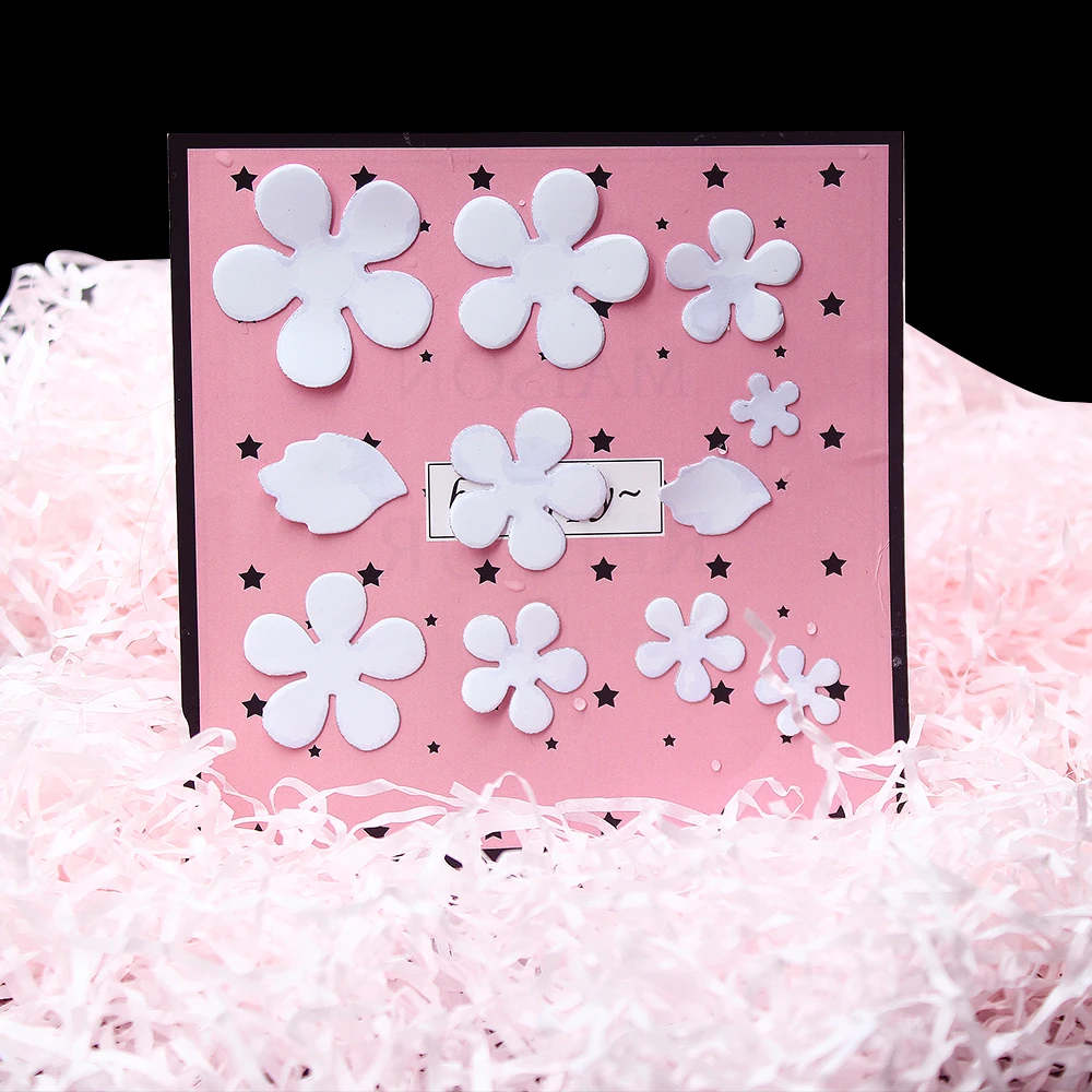 DIY цветок нож из углеродистой стали формы штампы резки металла трафарет для