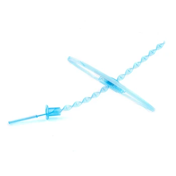 

Children Outdoor Plastic Random Color Flashing Kids Toy Gift Hand Push Glowing Funny Flying Saucer