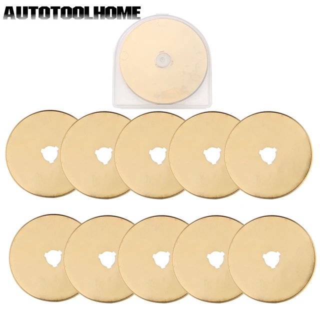 10pcs 60mm Rotary Cutter Blades Patchwork Sewing Fabric Paper Cutting Tools  Scrapbooking Replacement Spare Blades - AliExpress