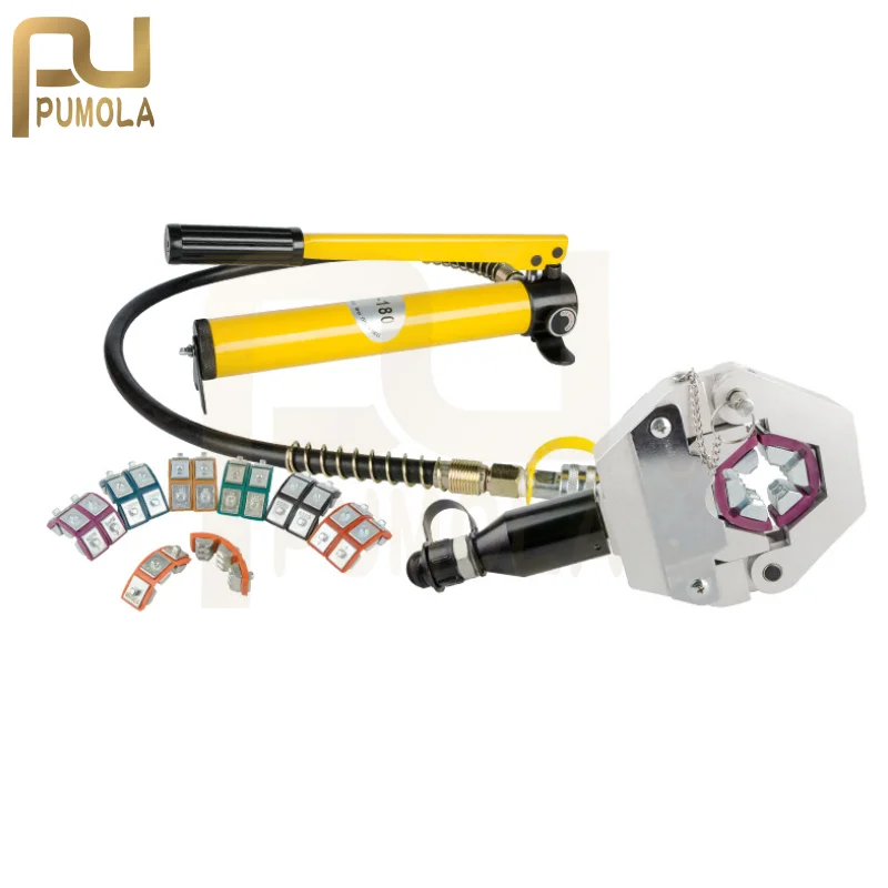 Automotive A/C Hose Crimping Tool for Repair Air Conditioner Pipes FS-7842A + CP-180 Pump 25kg electric welding auxiliary tools magnetics welding positioning tool electric welding holder right oblique angle multi angle fixer for welding pipes mounting bracket welding 45° 90° 135° 180° angle