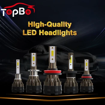 

Hot 2 Pcs Car Headlight Bulbs H1/H4/H7/H11/9005/9006 K2-LED High Quality 6000LM Auto Lamp Car Headlights