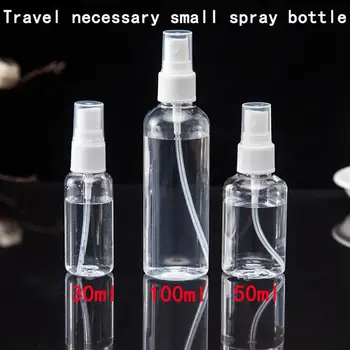 

1Pcs Transparent Empty Spray Bottle 30ml/50ml/100ml Plastic Mini Refillable Container Empty Cosmetic Container Atomizer