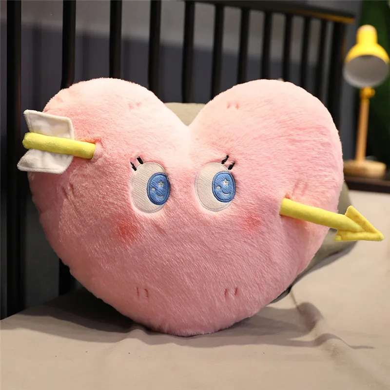 Lovely 5 Colors Heart Shape Decorative Throw Pillow Back Cushion Sofa Car Home Decorative Cushion Wedding 1 Lovely 5 Colors Heart Shape Decorative Throw Pillow Back Cushion Sofa Car Home Decorative Cushion Wedding 4