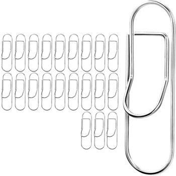 

50Pcs Pen Holder Clip Metal Pen Clip Paper Clip for Notebook Journal Paper Clipboard Picture Stationery Supply