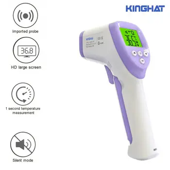

Household Digital Infrared Thermometer For Baby Forehead Thermometer Gun Non-contact Fuction Measuring Fever Smart Thermometer