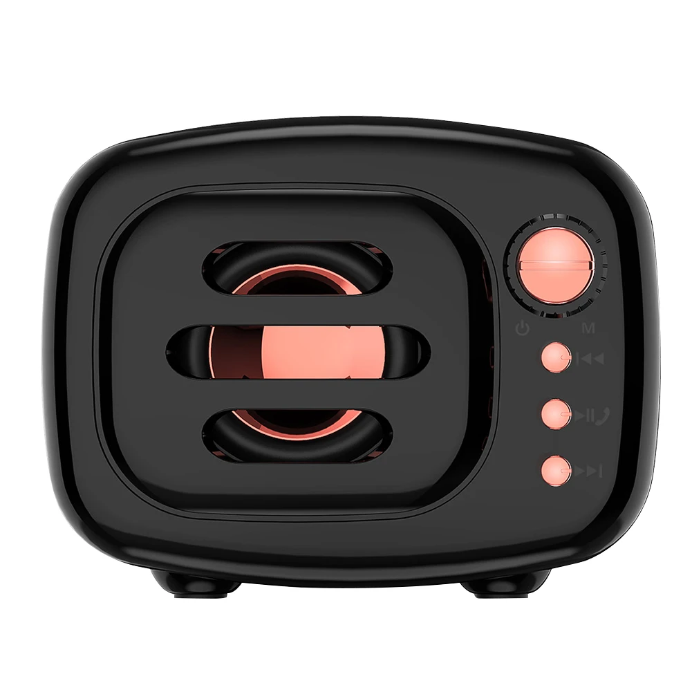 Мини ABS беспроводной подарок Bluetooth динамик кнопка сенсорный FM радио HiFi стерео