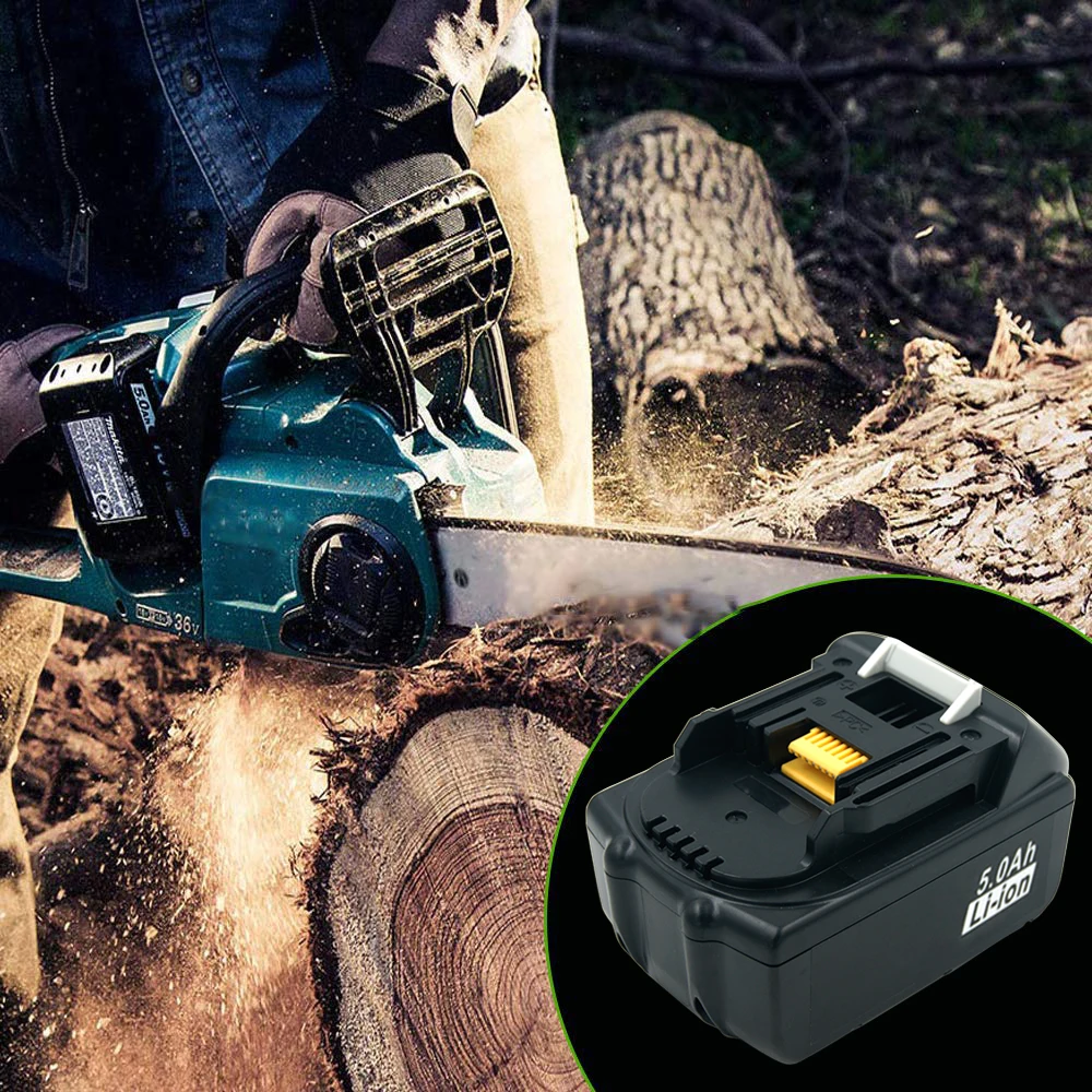 Новая замена 5.0Ah литиевых батарей для Makita электроинструментов LXT-400 194204-5 BHP452 BL1830 BL1840 BL1850