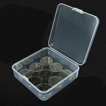 

1pcs Storage Box Plastic Transparent Plastic Square Jewelry Boxes Storage Beads Craft Case Container Multipurpose Organizador