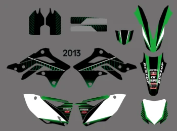 

New Style (0361) Star TEAM GRAPHICS & BACKGROUNDS DECALS STICKERS Kits for KX450F KXF450 2013