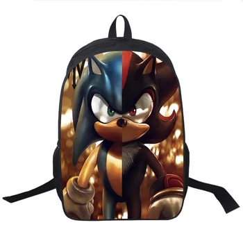 

Sonic Shadow Split Backpack School Bags Students Boys Girls Rucksack Fashion Surprise Gift Schoolbag Mochila Can Be Customized