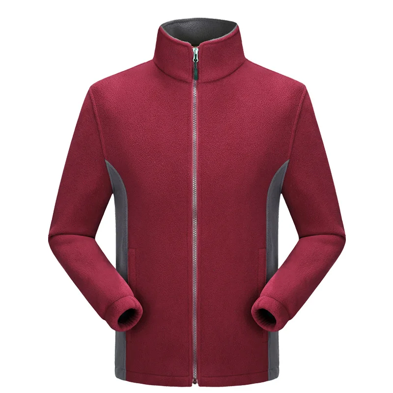 MANTLCONX 8XL 9XL, большой размер, зимнее мужское пальто, флисовая подкладка, Толстая Теплая мужская куртка, пальто, осеннее пальто, мужские куртки, бренд - Цвет: Man Wine Red