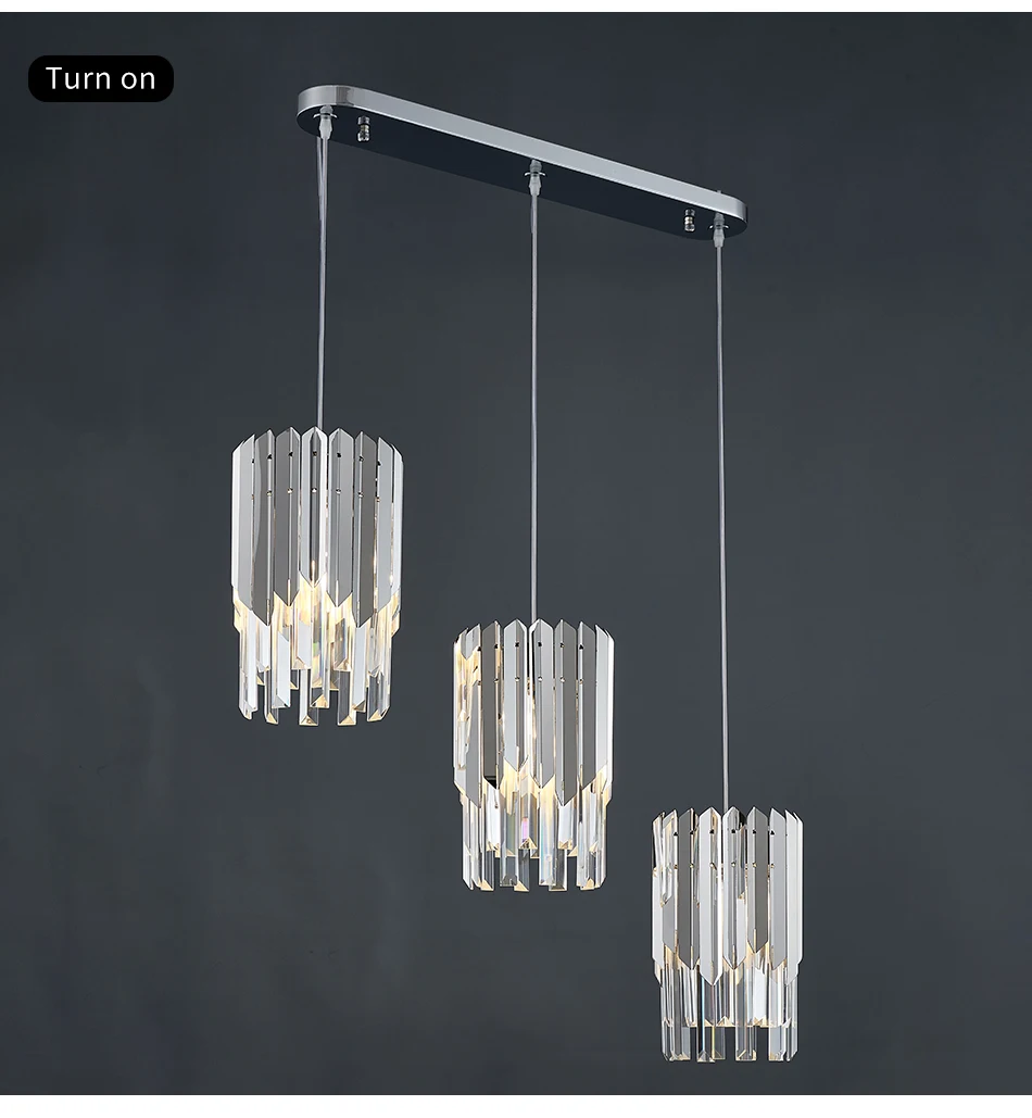 

Small round gold k9 crystal led modern chandelier lighting for kitchen dining room bedroom bedside light luxury indoor lighting