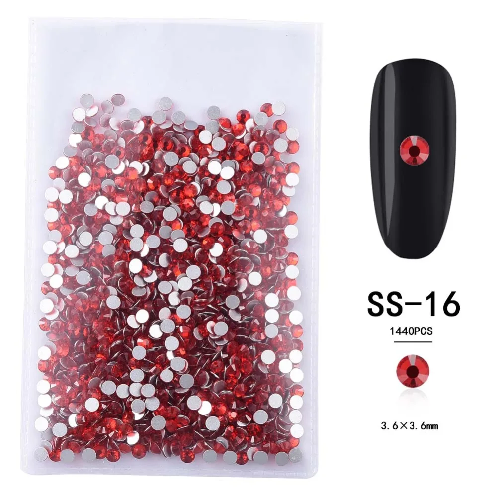 1 Pack Nail Rhinestones 3D AB Crystal Pearl Nail Stones DIY Accessories Nail Art Decorations