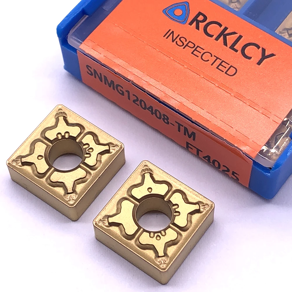 10 шт. RCKLCY SNMG120408 TM FT4025 внешний металлический токарный инструмент токарный станок с ЧПУ Режущий инструмент Фрезерный резак для стали