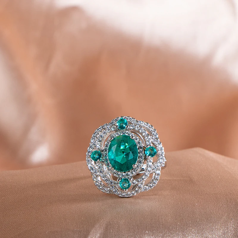 Женское кольцо из серебра 925 пробы с турмалином (art.: 3920baa89c5ce) - 3920baa89c5ce