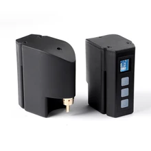 Новейший беспроводной светодиодный дисплей питания мини тату питания RCA/DC разъем расходные материалы для тату ручка для тату