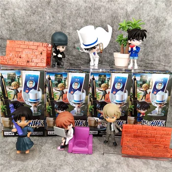 

Anime 1/10 Scale Painted Figure Detective Conan 6pcs/set Sherry Hattori Heiji Kid Akai Shuuichi Mini Action PVC Figures Toys