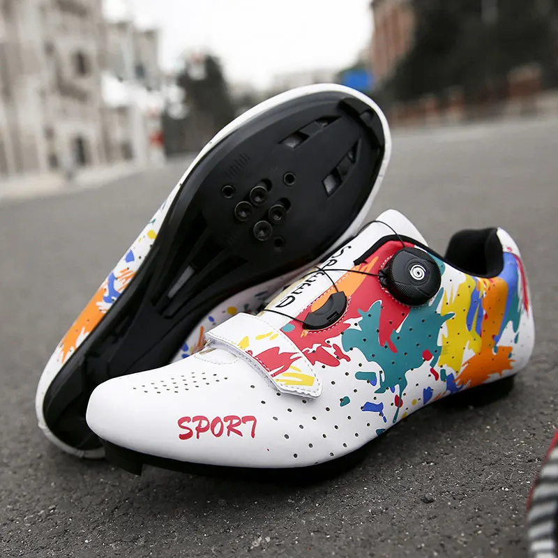 

Cycling Men Shoes Spd Sport Bike Sneakers Hombre Triathlon Sapatilha Ciclismos Professional Mountain Road Bicycle Racing Shoes
