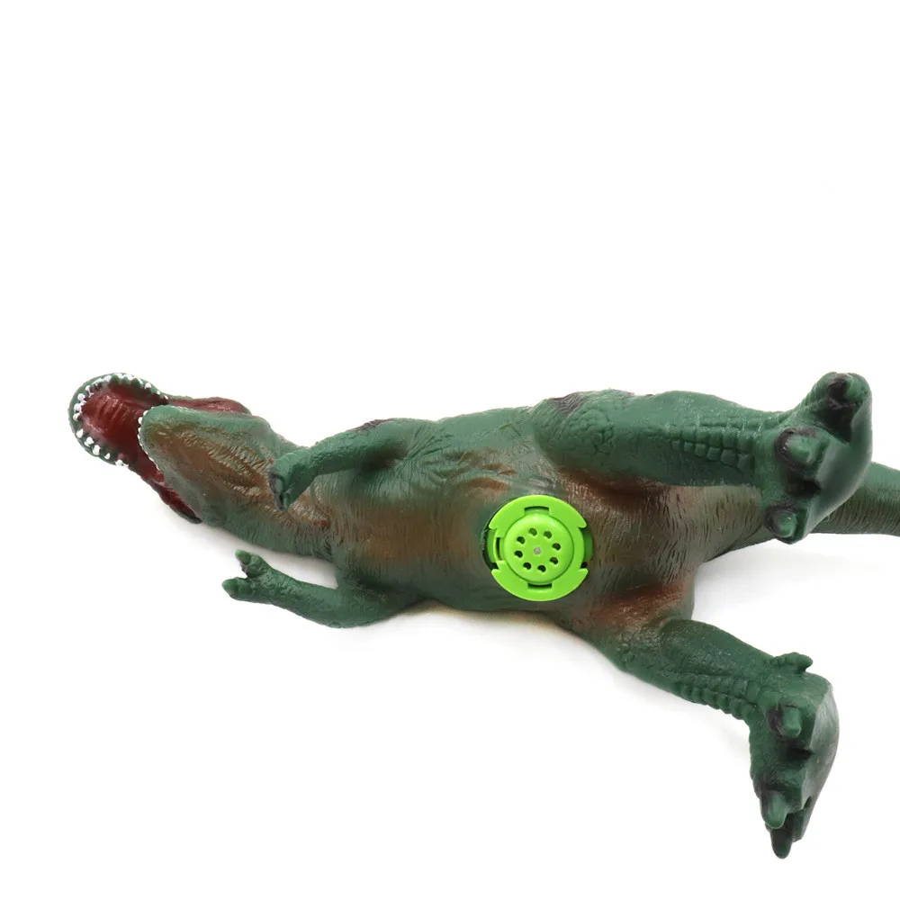 Модели Динозавров детские игрушки со звуком и светильник гибкий клей динозавров