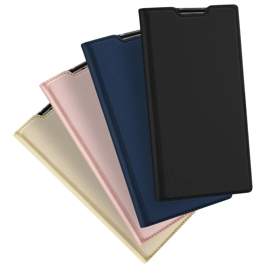 Для samsung Galaxy Note 10 Plus кожаный чехол-футляр на магните