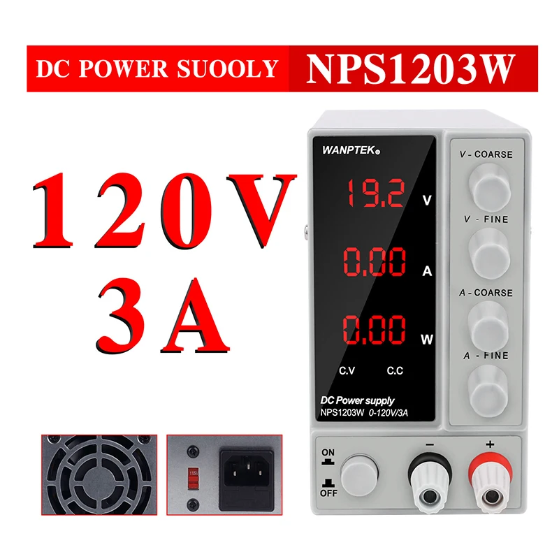 

DC Adjustable Power Supply voltage regulator 220 v 110v dc switching power supply for phone fonte de bancada 120v 3a