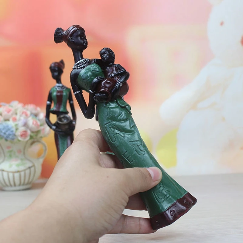 NEW 3Pcs/набор африканские куклы полимерные экзотические женские фигурки предметы