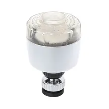 Вращающийся на 360 градусов светодиодный раковина кран аэратор фильтр ABS многоцветный кухонный кран головка водяной светильник поток носик X4YD