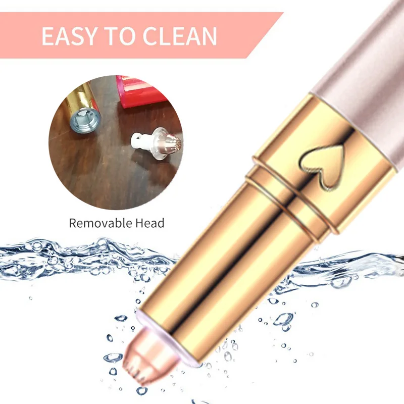 USB Eyebrow Trimmer Epilators Brows Pen Hair Remover Epilator Shaver Razor Instant Painless Eyebrow Razor Epilator Portable