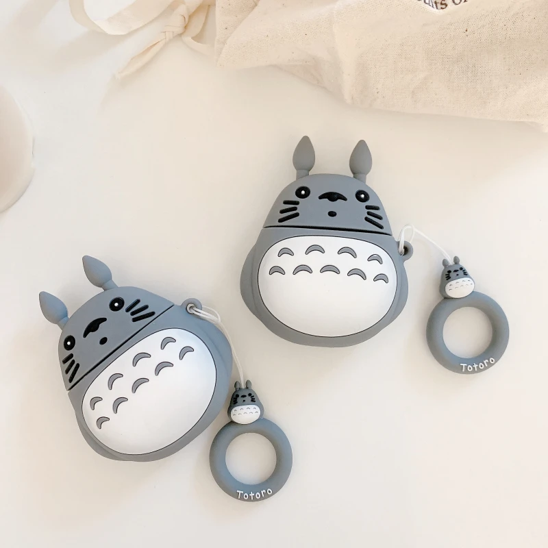 Супер милый 3D мультфильм Slicone защита для AirPods Bluetooth беспроводные наушники зарядный чехол для AirPods 2 крышка аксессуары