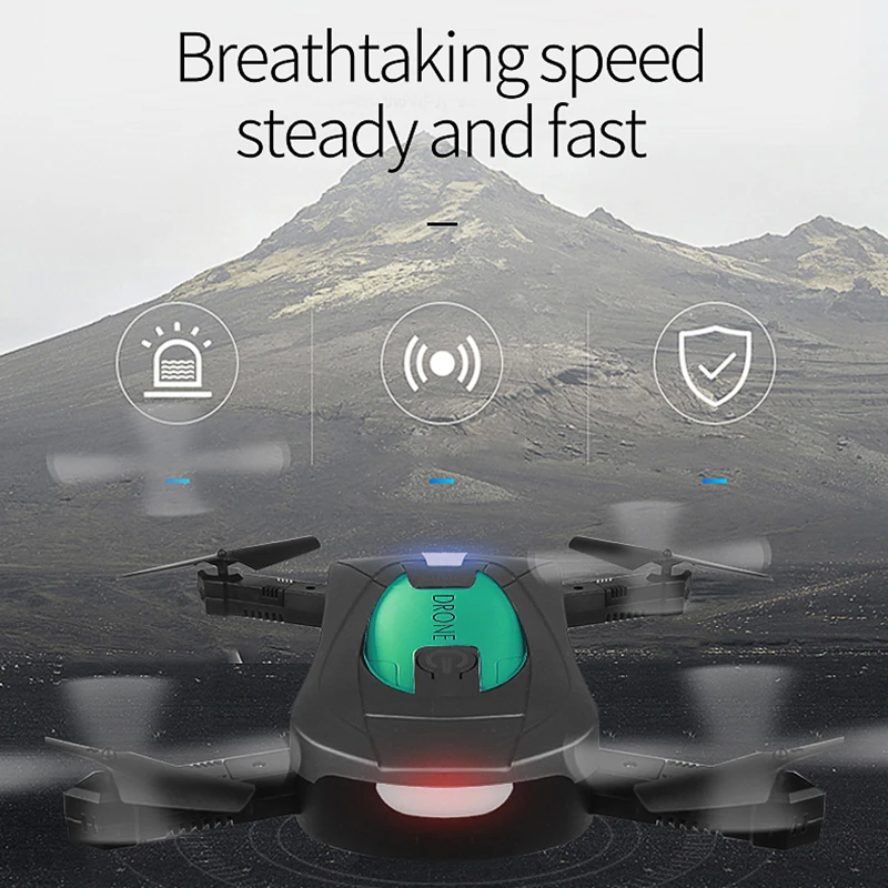 

RC Drone JY018 2.0MP Camera 720P Wifi FPV Foldable Selfie Pocket Drone 6-Axis Gyro RC Quadcopter Selfie Pocket Drone
