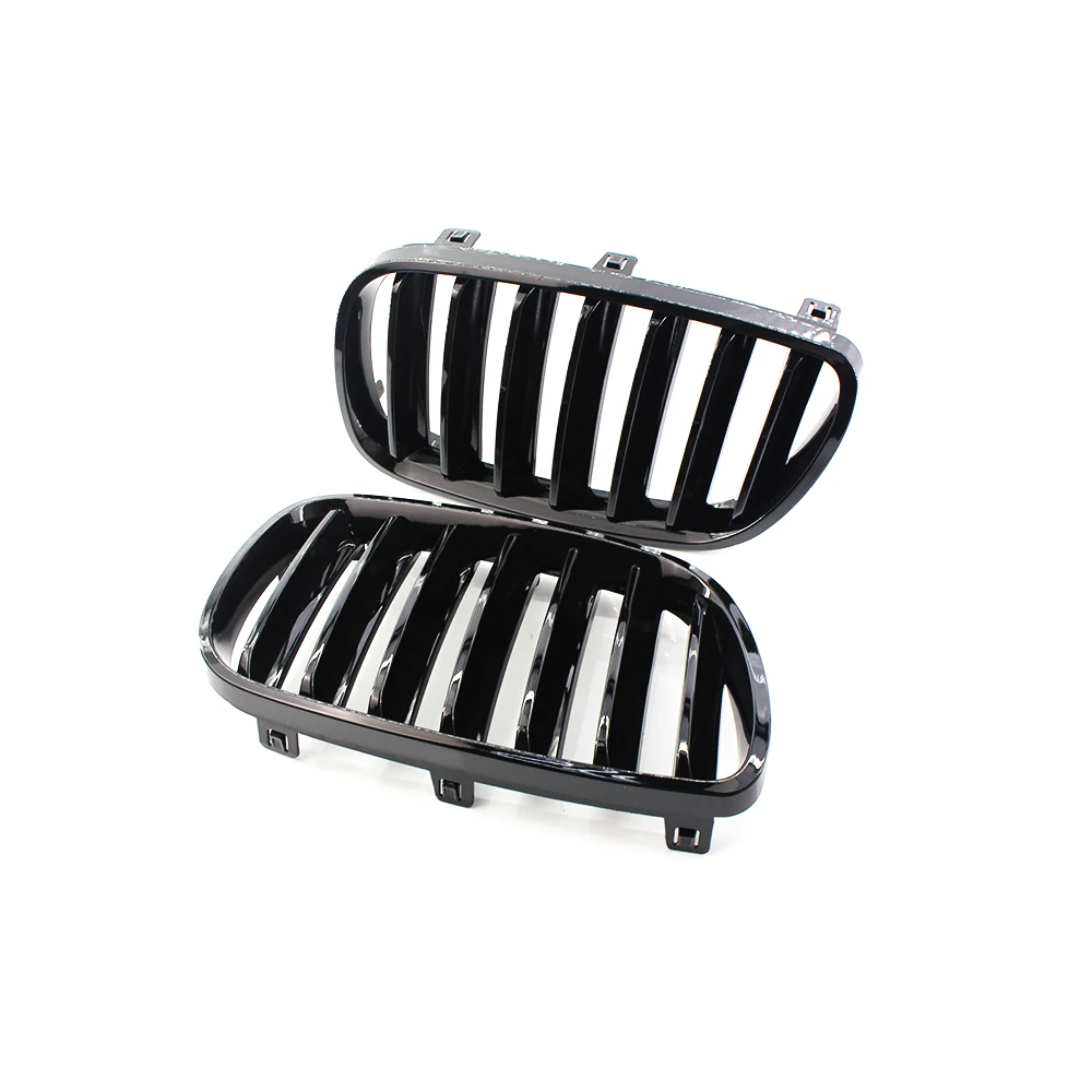 Front Gloss Black Nier Sport Roosters Hood Grill Voor Bmw X3 E83 2007 2008 2009 2010