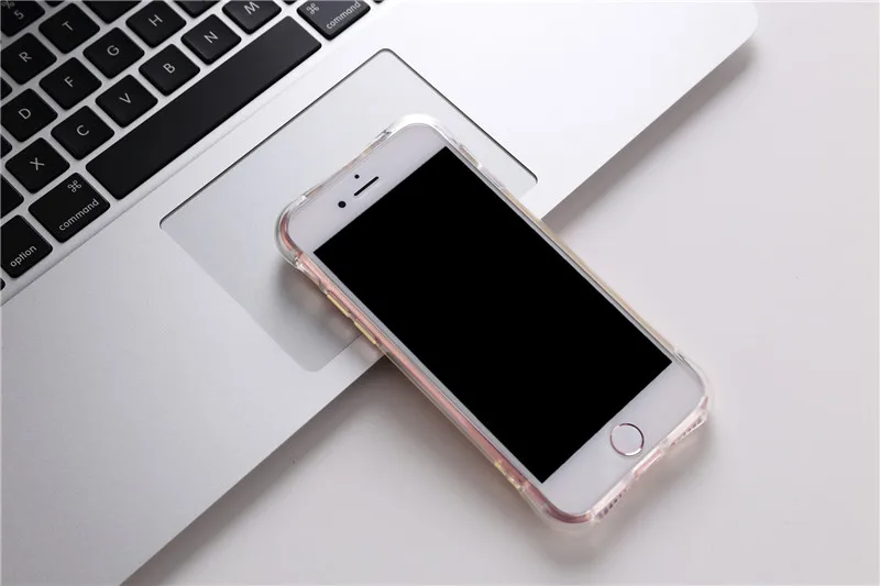 Задняя крышка для samsung galaxy S6 S7 край S8 S9 рlus Note 5, 8, 9, J3 J5 J7 A3 A5 A7 Coque ТПУ светодиодный флэш-Чехлы для телефона