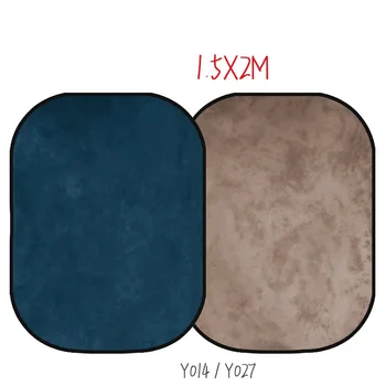 

Newest Wrinkle-Resistant 5x7ft dual sided Flannel Collapsible Twist Photo Video Backdrop panel,portable folding Background board