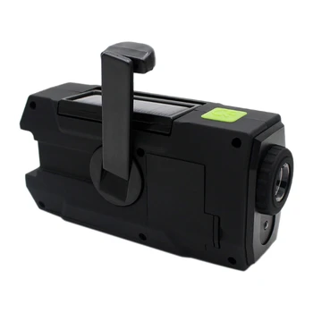 

Solar Flashlight, Hand-Powered LED Light, Full-Band Radio, Table Lamp Alarm 2000MAH for Outdoor, Camping