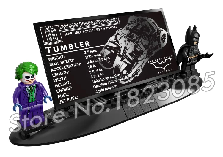  1869pcs Super Heroes Batman Movie The Tumbler Joker 34005 Model Building Blocks Boys Gifts Sets Sup