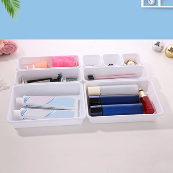 

Home Drawer Organizer Box Office Storage Trays Kitchen Bathroom Closet Storage Case Jewelry Makeup Desk Boxes Organization