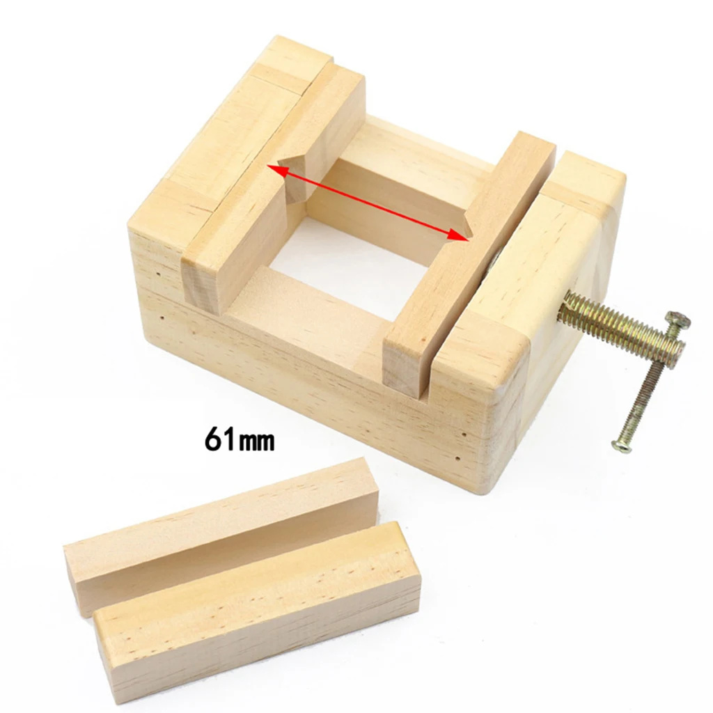 Универсальный мини-Слесарные Тиски зажим деревянной основе Ювелирная гравировка вырезка приспособление инструмент