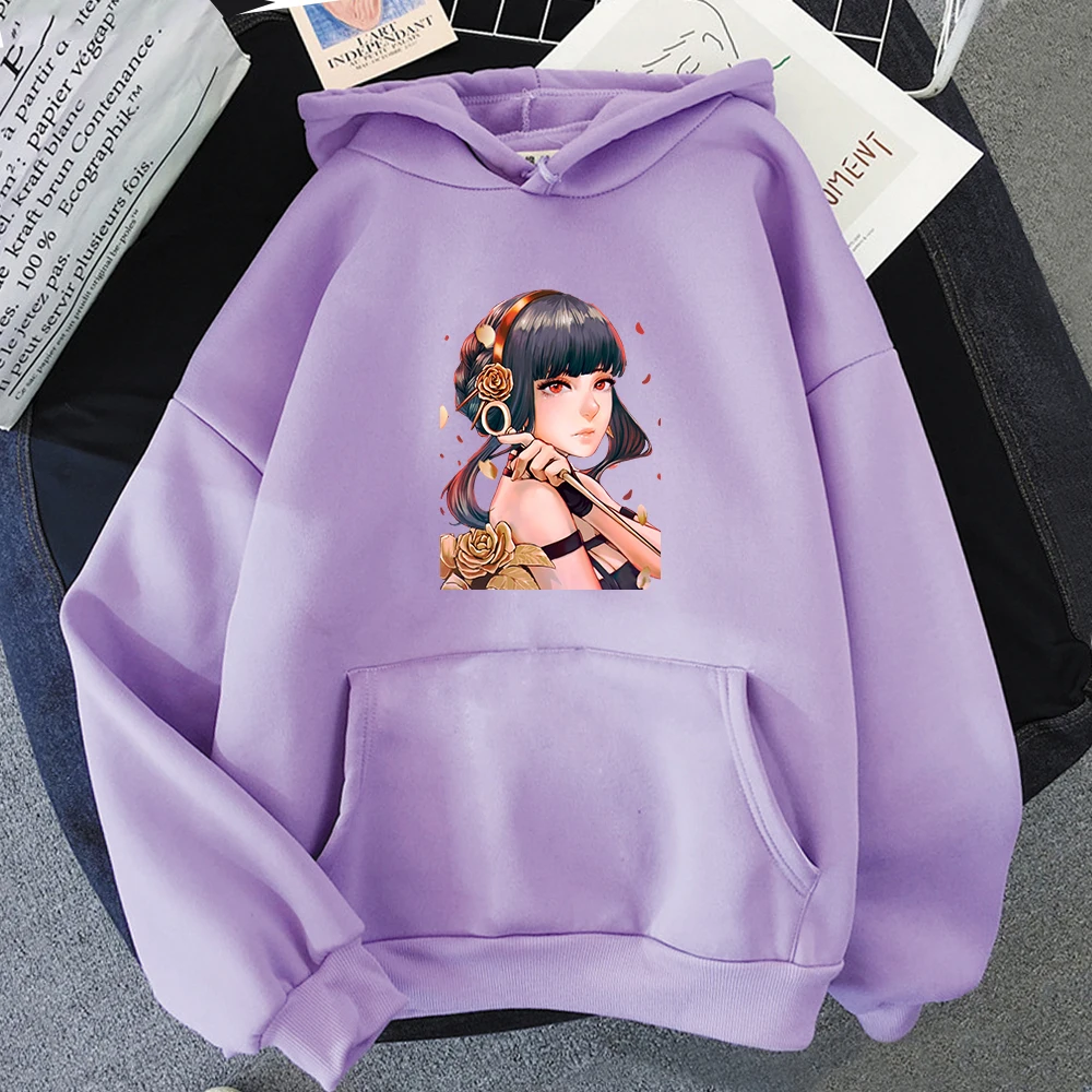 Anime spy x family Hoodie Women Aesthetic Long Sleeve Harajuku Yor Manga  Print Streetwear Oversized Crewneck Sweatshirt 12 Color