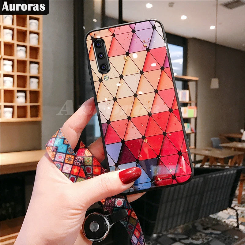 Чехол Auroras для Xiaomi Mi 9 Pro Блестящий Мягкий чехол телефона из золотой фольги с