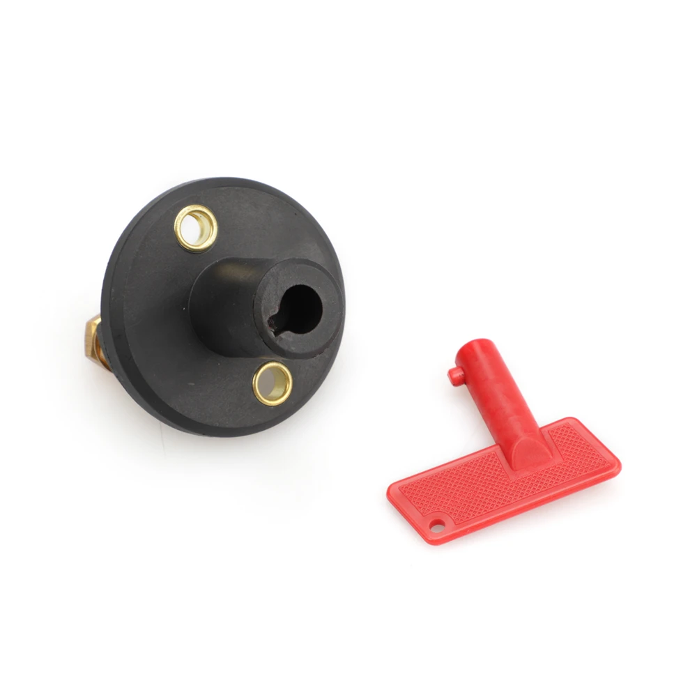12v Racing 300A Battery Isolation Kill Switch Cut-off Breaker Marine Red Removable Key - Image 5