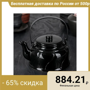 

Teapot 500 ml "Evening", with a metal sieve, black