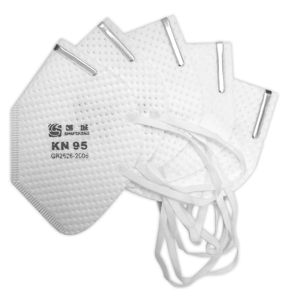 

50Pcs 5 Layer KN95 face Masks Anti PM2.5 Protective Filter Breathable Safety Sanitary Mask for Germ Protection Mouth Caps