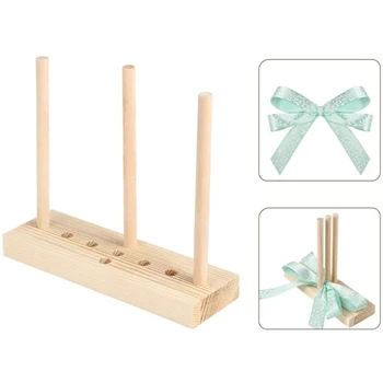 

Ribbon Bow Maker Wooden Wreath Bow Maker Tool for Creating Gift Bows Party Decor Hair Bows Corsages Jewelry Making Tools