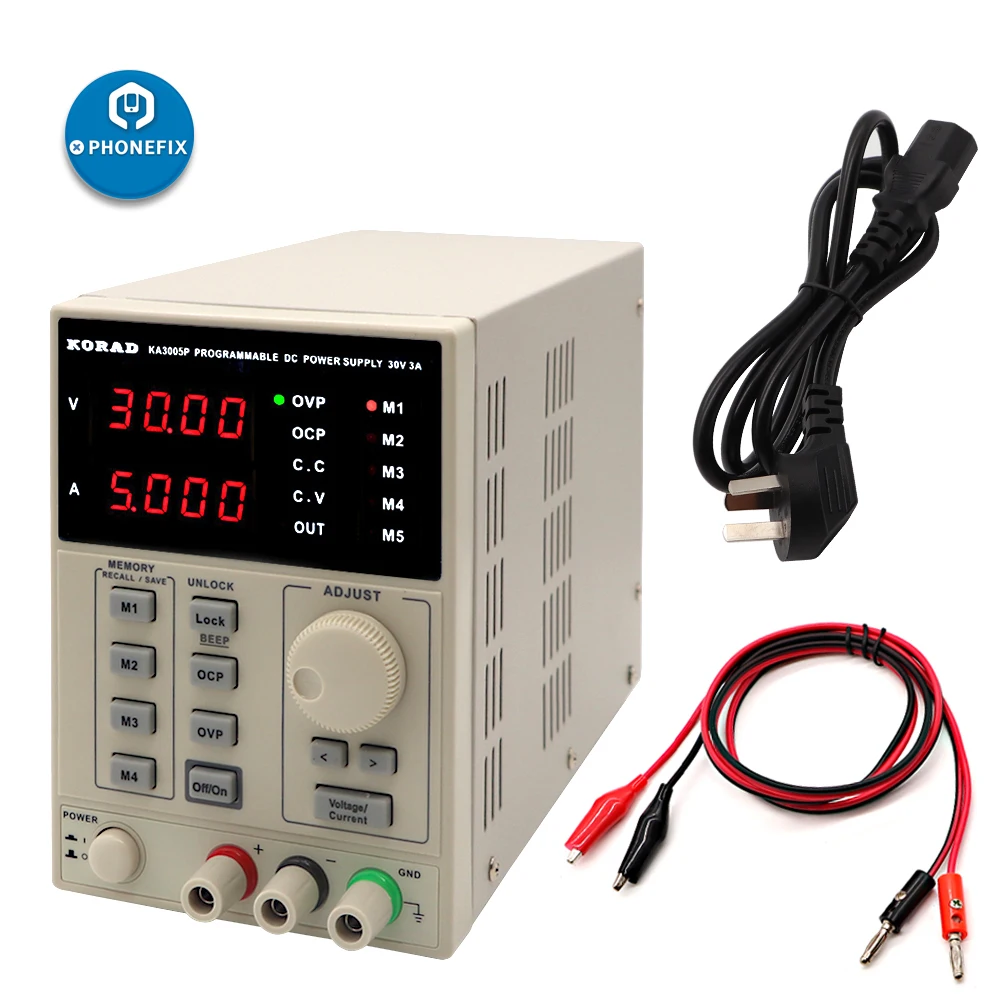 Korad Ka3005d Programmable Dc Power Supply 30v 5a 110v 220v High