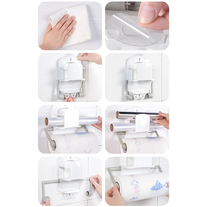 Выдвижной Держатель для кухонных рулонов держатель бумажных полотенец